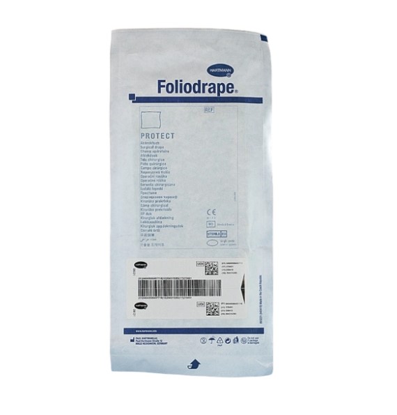 Foliodrape 45x75 sterile Serviette ohne Loch selbstklebend